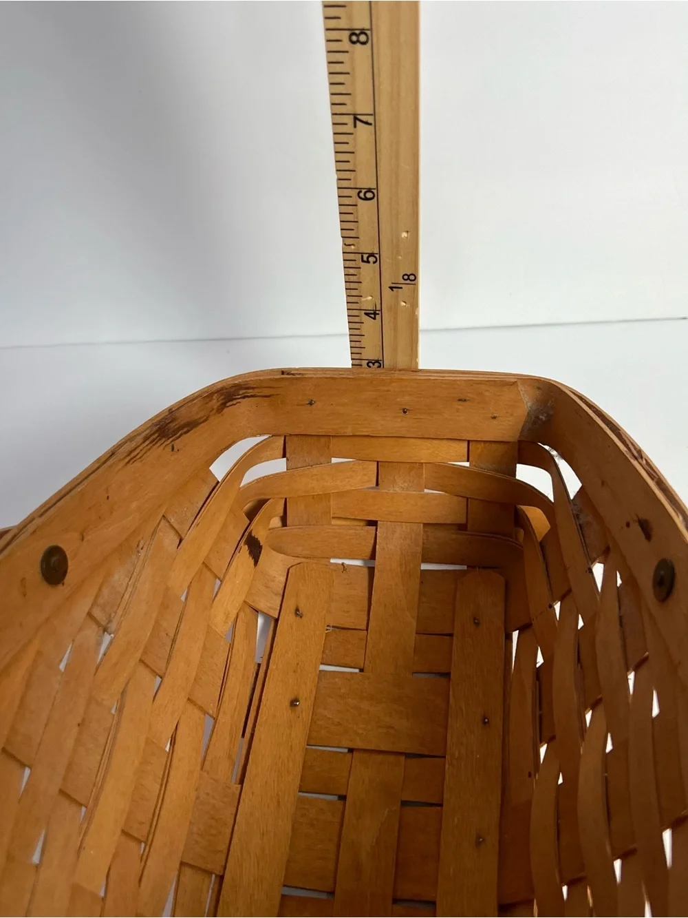 Longaberger Vegetable Basket Swinging Handles 1993